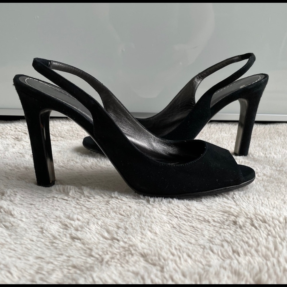DVF Suede Sling Back Heels